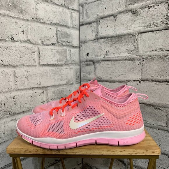 Nike Free TR Fit 4 Sneakers Pink Running Cross Trainer Fitness Active - Picture 2 of 9